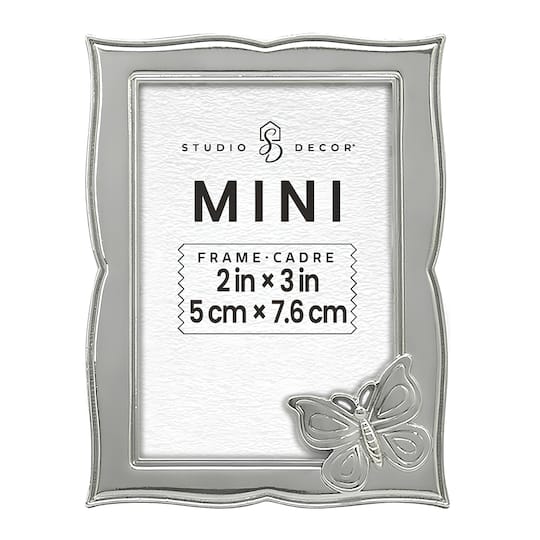 Mini Silver Buttefly Frame by Studio Décor®